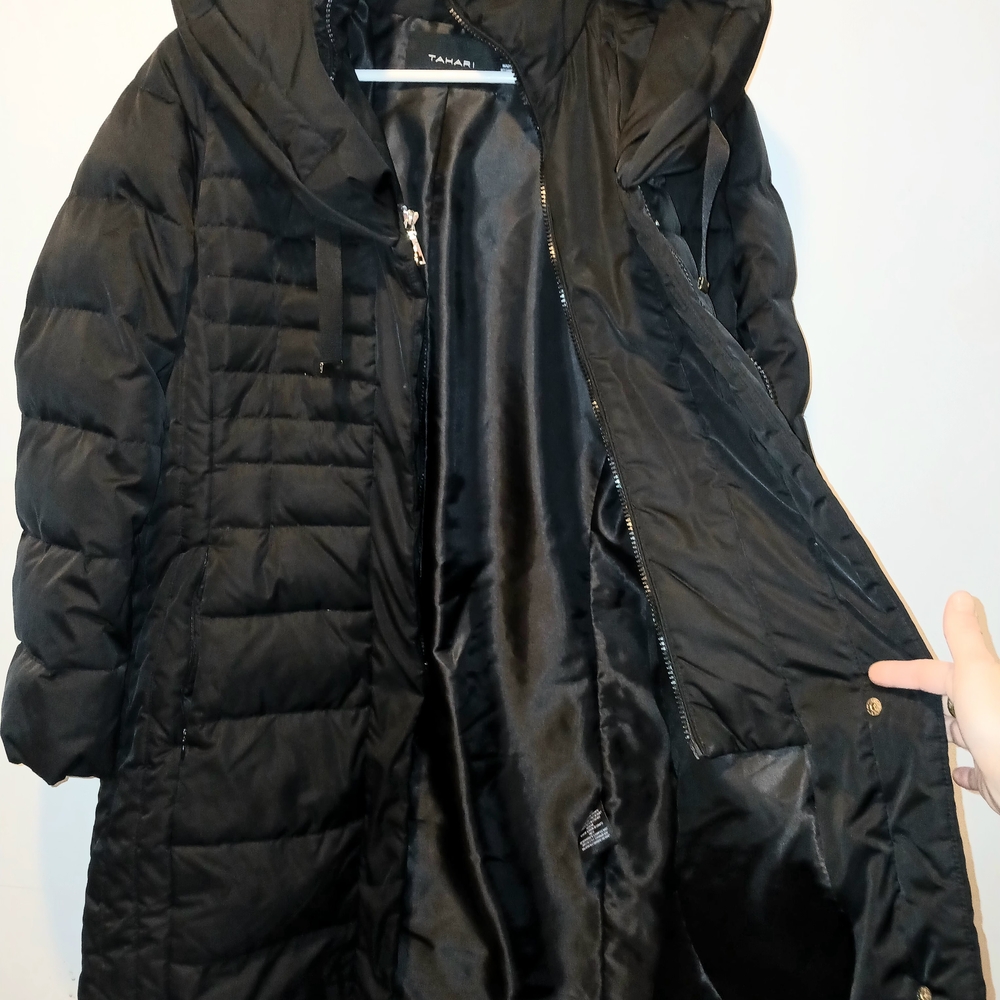Tahari Black Puffer Jacket